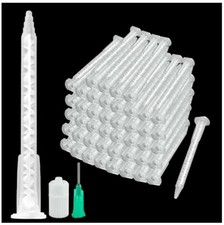 Epoxy Mixing Nozzle Static Mixer Tubes 100 Pieces 50ml Dual Barrel Resin
