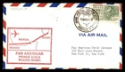 Mayfairstamps Mexico Flight 1961 Mex City to Miami Pan American Cover aaw_51983