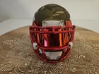 Patrick Mahomes Signed Chiefs Camo Mini Helmet Beckett Certified Chrome Mask
