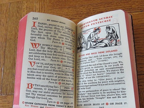 Vintage 1950’s My Sunday Missal Explained Father Stedman Catholic mass book 1956 - Picture 8 of 9
