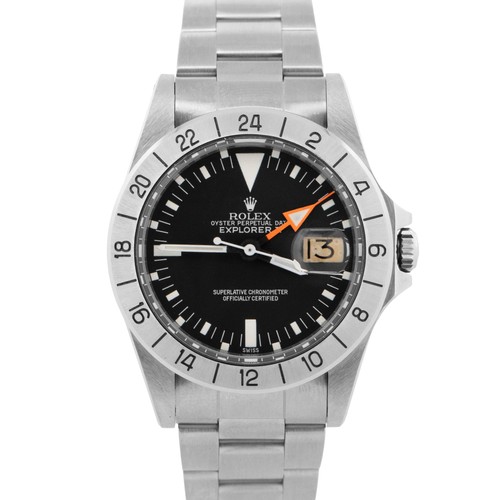 PAPERS Rolex Explorer II 1655 Steve McQueen Stainless Steel 40mm Watch BOX