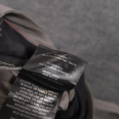 686 Pantalone Everywhere Uomo 34X32 Grigio Slim Fit Chino Performance Impermeabile - Foto 10 di 13