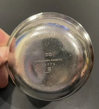 New York Central RR Dining Car Finger Bowl -International Silver 1962