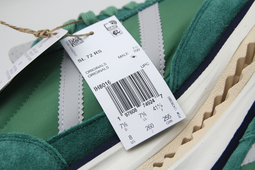 2024 ADIDAS ~SL 72 RS~ PRELOVED GREEN 8 spezial/laver/og/noah/wales/marley/kith - Picture 13 of 13