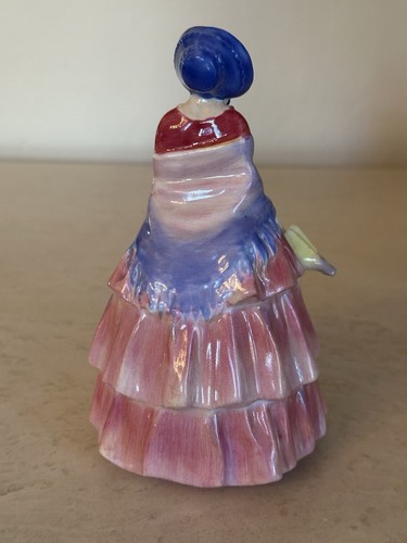 Frühe RD 760270 Royal Doulton Figur "BIDDY" Dame Sonnenschirm Haube HN1513 - Bild 7 von 11