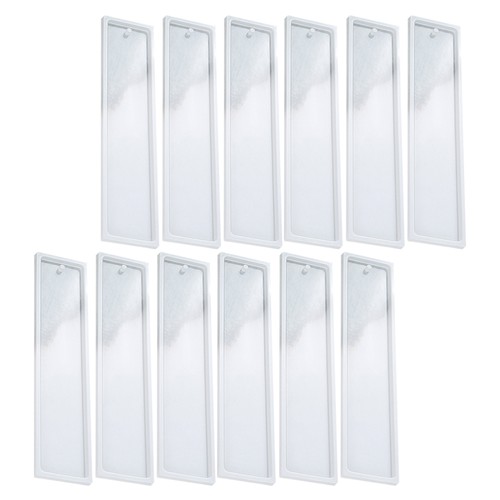 12 PCS Bookmark Mold Molds for Epoxy Resin Silicone Adornment Mould - 第 3/12 張圖片