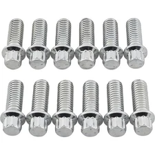 Dynatech® 60-20112 Header Bolt 3/8 x 1 Inch, 12 Pt, 12 Pack
