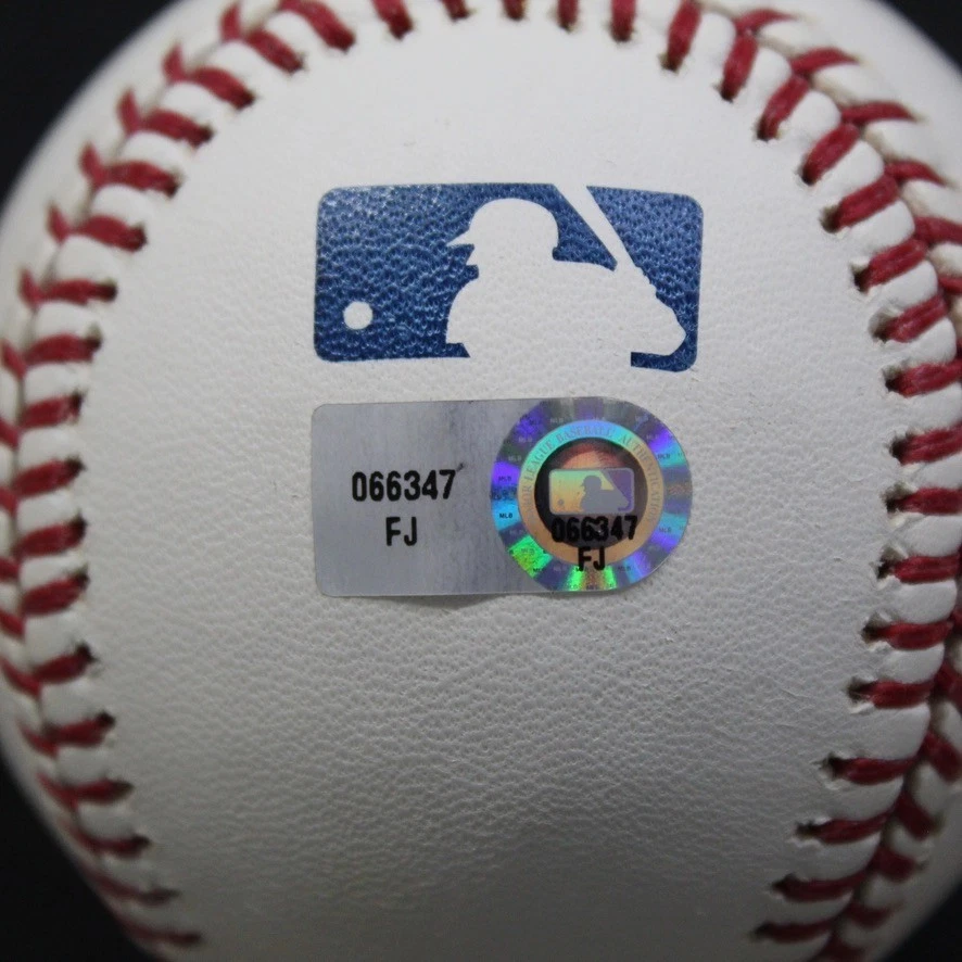 AUSTIN JACKSON FIRMADO OFICIAL MLB BÉISBOL AUTÓGRAFO PUNTO DULCE MLB/STEINER CERTIFICADO DE AUTENTICIDAD Foto 3 de 4