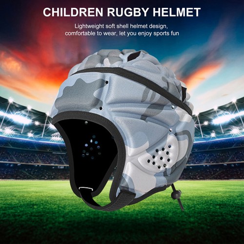 Soccer Football Goalkeeper Helmet Rugby Scrum Cap HeadGuard Roller Protector Hat - Picture 3 of 28