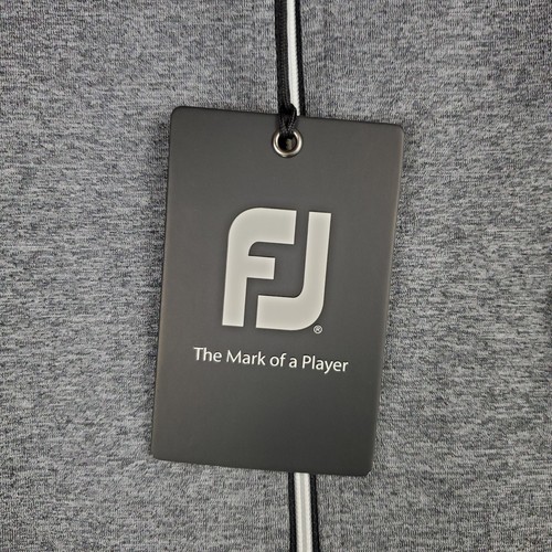 FOOTJOY x ROCKFORD BANK New $98 Size Large Vest Gray Melange Mens Golf 1/2 Zip - Picture 7 of 18
