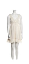 Alice & Olivia goddess dress - small white ivory