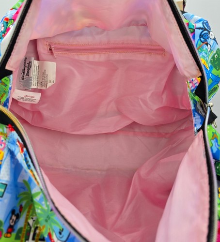 Raro Bolso de Hombro Walt Disney World Disneyland Resort Bolso de Lona Arco Iris Cremallera - Imagen 16 de 23