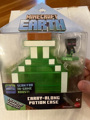 Minecraft Earth Carry Along Green Potion Case Set Enderman W In Game Scan Boost 887961883961 | eBay