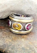 David Yurman  Renaissance Ring Size 6 ~ 16.47 Grams