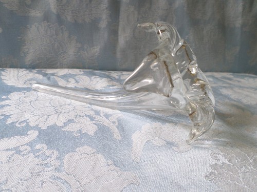 Mundgeblasene Glas hängende Knospe Vase Start Pflanzen 6" lang Boho Tulpenform - Bild 4 von 7