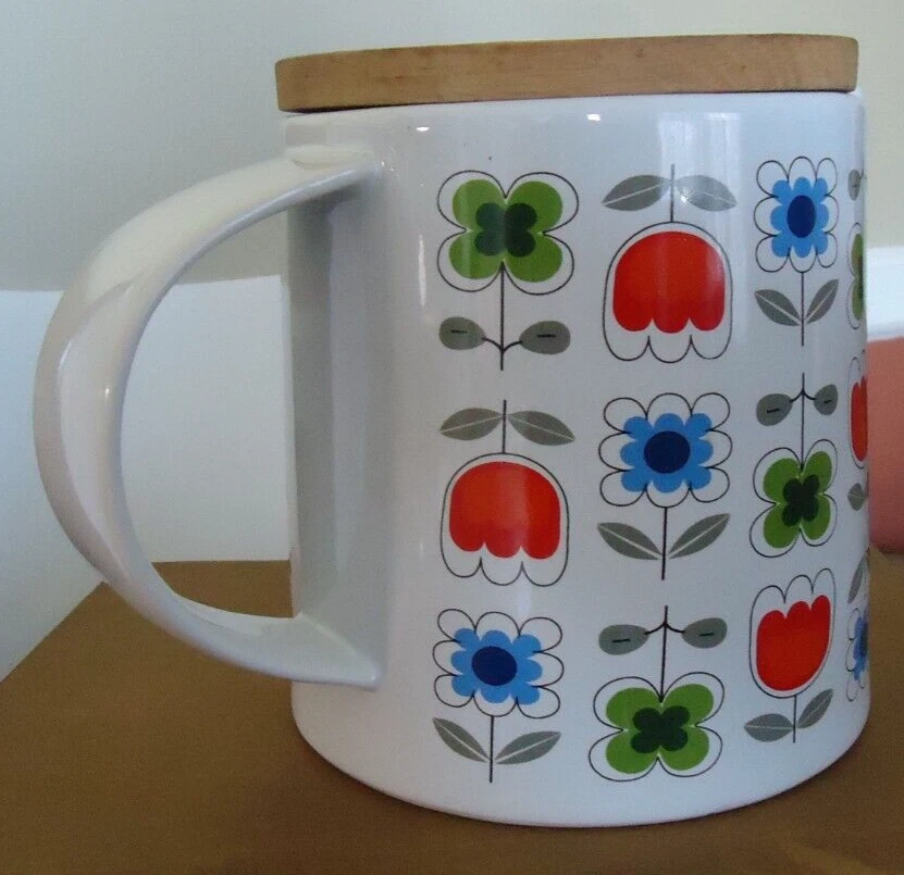 Sagaform Blossom Teapot Camilla Engdahl Sweden Scandi Retro Floral Teapot - Image 3 of 4