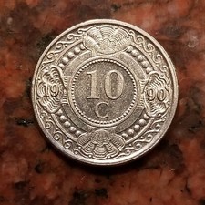 1990 NETHERLANDS ANTILLES COIN - #B0261