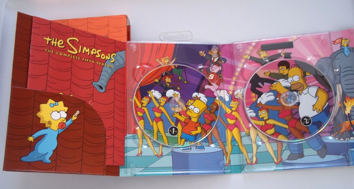 DVD THE SIMPSONS The Complete FIFTH SEASON - 4 Discs - EXTRAS
