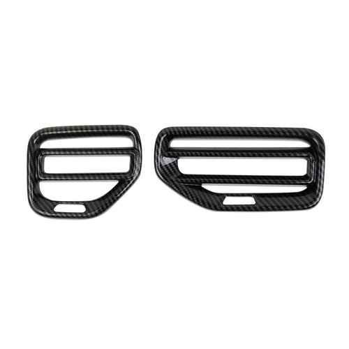 2x Carbon Fiber Dashboard Air Vent Outlet Trim Cover for Dodge Durango 2021-2022 - Picture 10 of 14