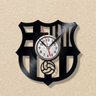 Vinyl clock FC Barcelona FC clock Barcelona gifts Barcelona clock Birthday gift
