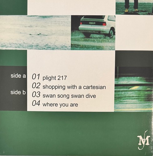 Blueline Medic A Working Title In EP LP Vinyl Record Punk Hardcore Emo GREEN - Picture 2 of 4