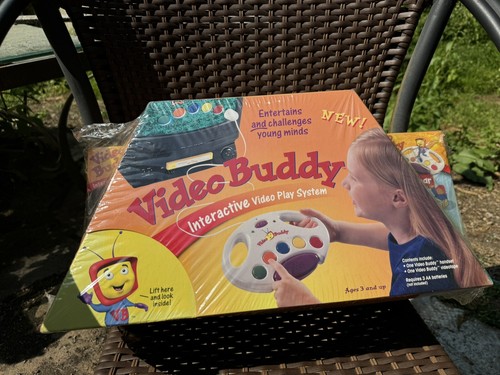 RARE 1999 Video Buddy Interactive Play Game System w/ 12 SEALED VHS Tapes NOS - Picture 1 of 5
