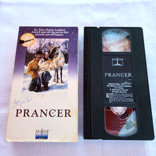 Prancer VHS Movie 1990 Cloris Leachman Sam Elliott Christmas Reindeer Holiday