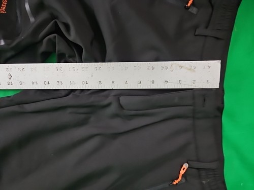 Postropaky Stretch Women 14Tall Outdoor Snow Pants Zip Leg Black/Gray & Orange  - Bild 7 von 18