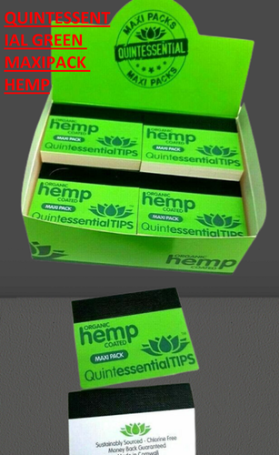 ORIGINAL QUINTESSENTIAL BIO HANF BESCHICHTET MAXI PACK Filterspitzen Kakerlake PACK 5 10 - Bild 2 von 2