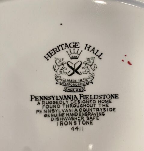 Johnson Brothers Heritage Hall Oval Serving Platter 12" England - Picture 5 of 5