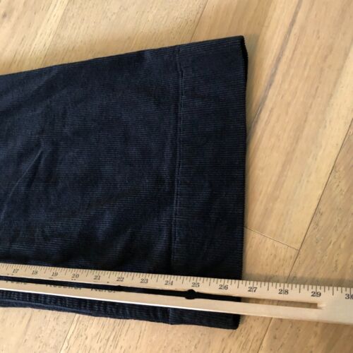 Anthropologie Maeve The Colette Wide Leg Pant Women's Size 28P Black Corduroy - Picture 7 of 14