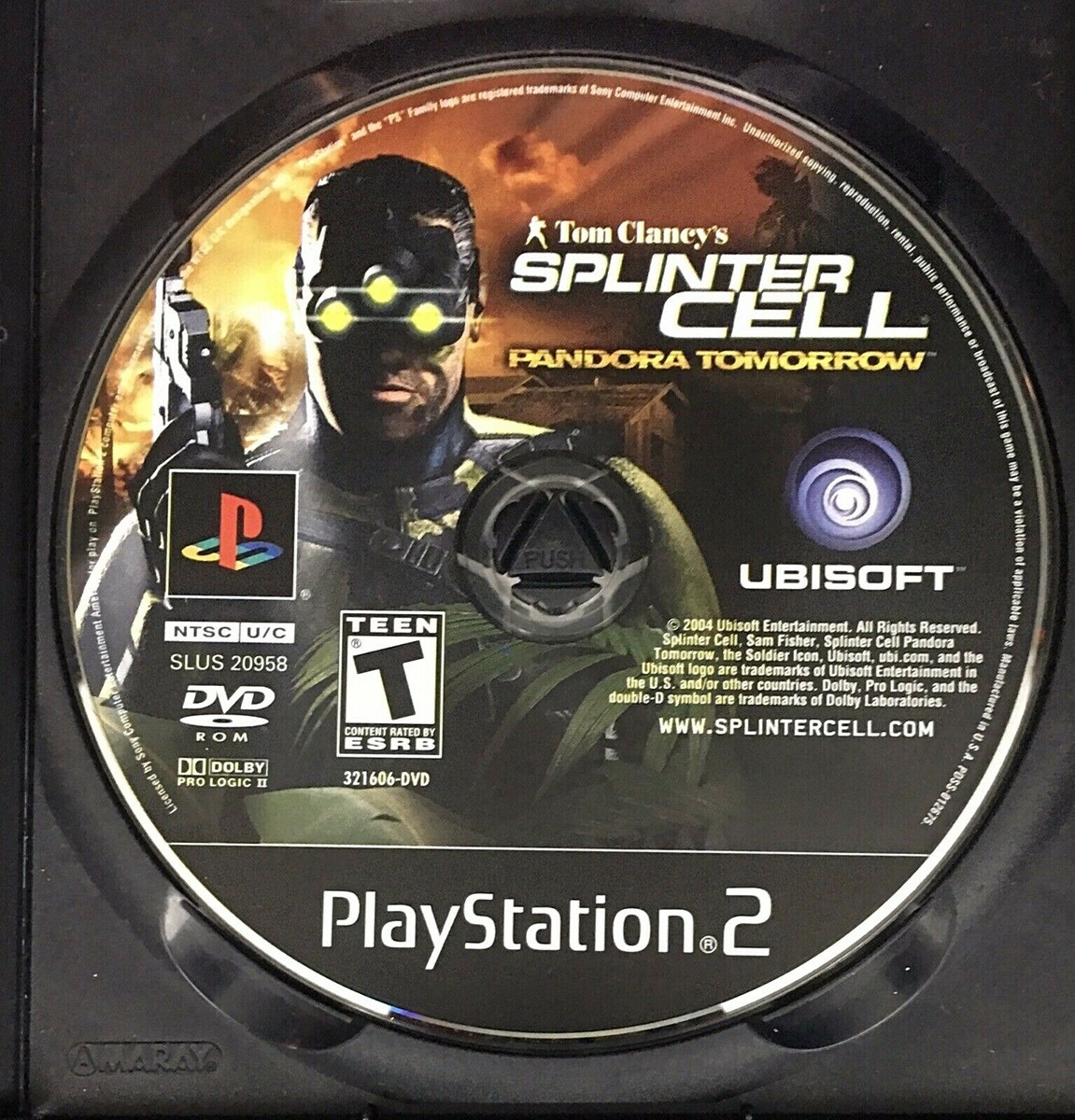 PS2 Splinter Cell Pandora Tomorrow Playstation 2 Tom Clancy PS2 Splinter Cell Pandora Tomorrow Playstation 2 Tom Clancy