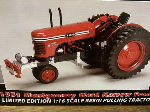 1/16 1951 Montgomery Ward Narrow Front Resin Pulling Tractor Limited Edition NIB - Picture 2 of 5