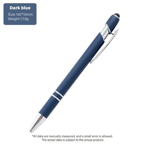 Retractable Metal Ballpoint Pen with Touching Screen Tip Pen Metal Pen Clip - Zdjęcie 2 z 20