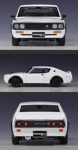 1:24 1973 Nissan Skyline 2000 GT-R Alloy Sports Car Model Diecast Metal Toy Gift - Picture 8 of 15