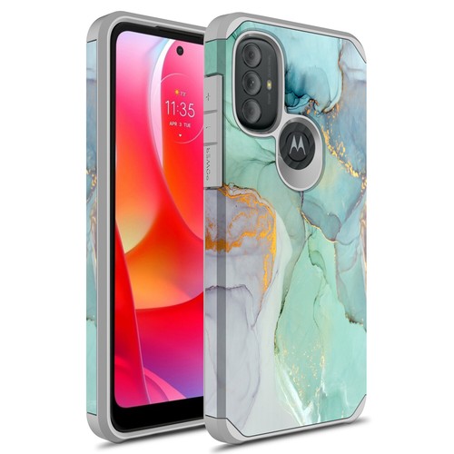 For Moto G Play 2023 / Moto G Power 2022 / Moto G Pure Hybrid Graphic Armor Case - Picture 13 of 13