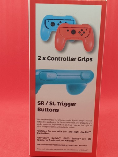 Joycon Grips for Nintendo Switch - Twin Pack - Neon - BNIB for Switch & OLED - Picture 4 of 4