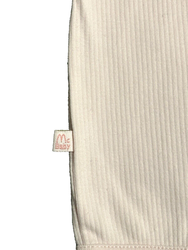 Vintage McBaby 0-3 month Pale Pink Baby Girls Flower Sleeper 100% Cotton - Picture 9 of 10