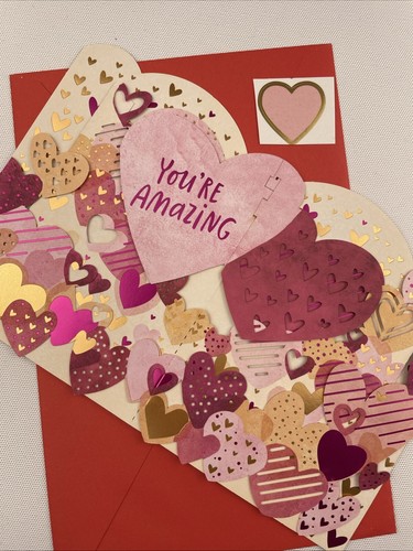 NEW American Greetings Valentine's Day Magic Moments 3D Pop-Up Card + ❤️seal - Picture 8 of 12
