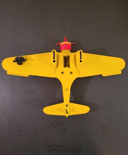 COCA COLA Airplane Bank ERTL NC46239 DIE CAST COLLECTIBLE Yellow and Red - Picture 2 of 7