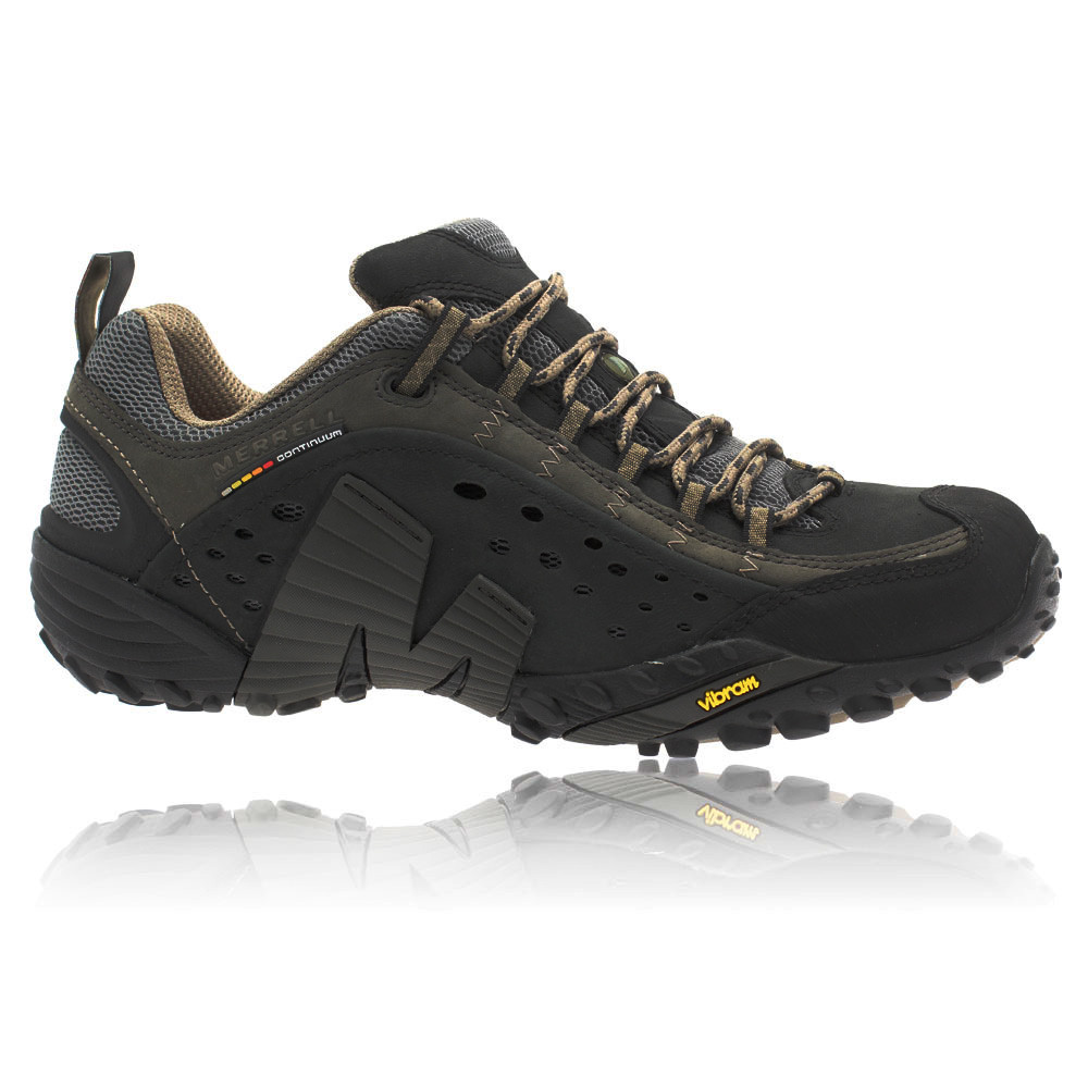 Merrell Herren Intercept Schwarz Full Grain Trail Spazieren Wandern Turnschuhe Merrell Herren Intercept Schwarz Full Grain Trail Spazieren Wandern Turnschuhe