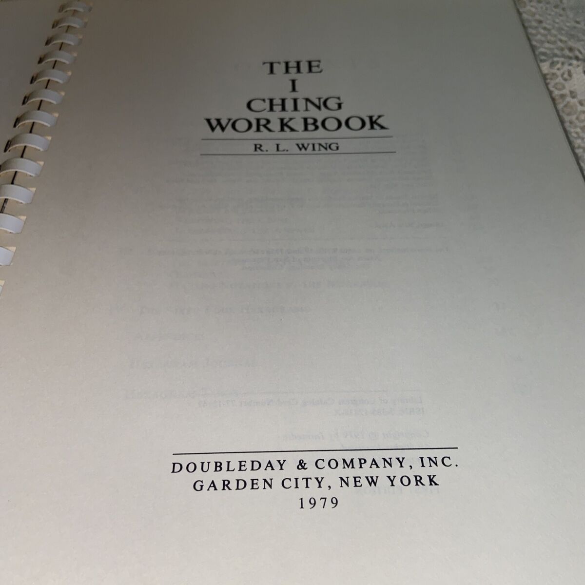 The I Ching Workbook by R. L. Wing 1979 1st Edition | eBay