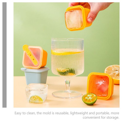 Moldes para paletas con palos molde para hielo hágalo usted mismo molde para cubitos de hielo molde para hielo de cocina 12 un. - Imagen 9 de 12
