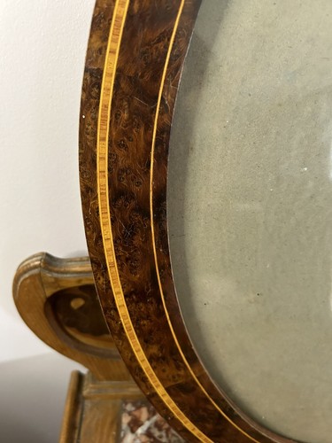 Ancien Cadre Ronce De Noyer Bronze Laiton - Imagen 2 de 13