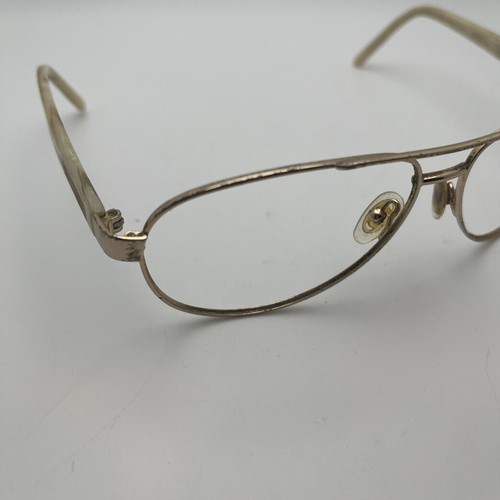 Ralph Lauren RA 4004 101/13 Gold Beige Aviator Sunglasses Frames Only 59-13 130. - Picture 3 of 18