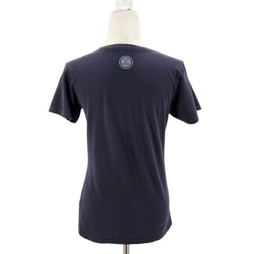 Life Is Good Crusher Tee Spell Out Birds Peace Sign Gray T-Shirt Womens Small - Bild 4 von 9