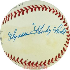 ULYSSES REDD SIGNED AUTOGRAPHED NL BASEBALL PSA - BIRMINGHAM BLACK BARONS