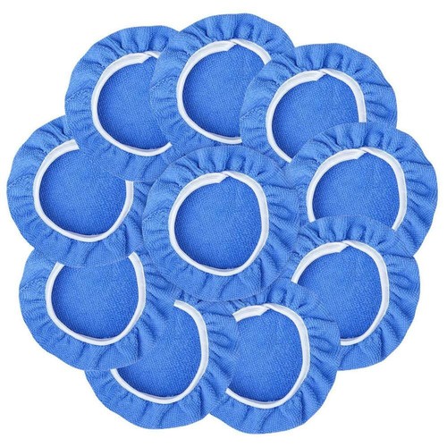 10 un. capós de pulido de microfibra de automóvil de 5-6 pulgadas cubierta azul almohadilla de lavado - Imagen 6 de 6