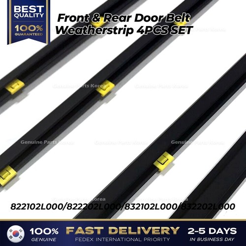 ⭐Genuine⭐ Front & Rear Door Belt Weatherstrip 4PCS SET for Hyundai Elantra - Picture 5 of 5