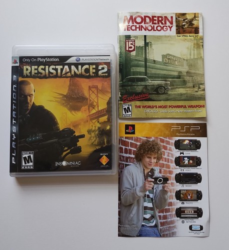 Resistance 2 Sony PlayStation 3 PS3 Juego + Estuche - Imagen 2 de 7